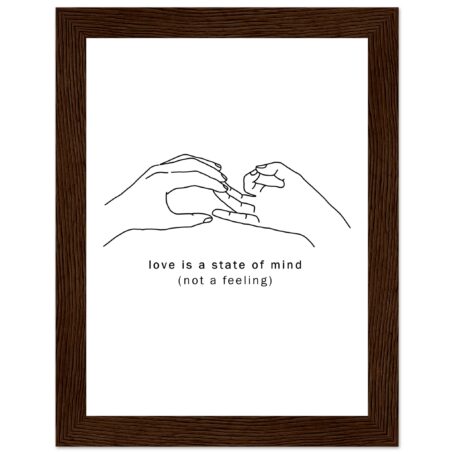 love framed poster product image