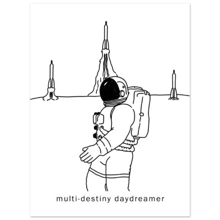 Multi-destiny daydreamer art poster product image